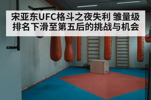 宋亚东UFC格斗之夜失利 雏量级排名下滑至第五后的挑战与机会